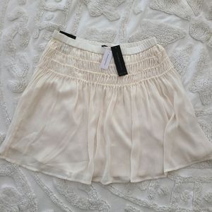 Banana Republic beige fit and flare skirt